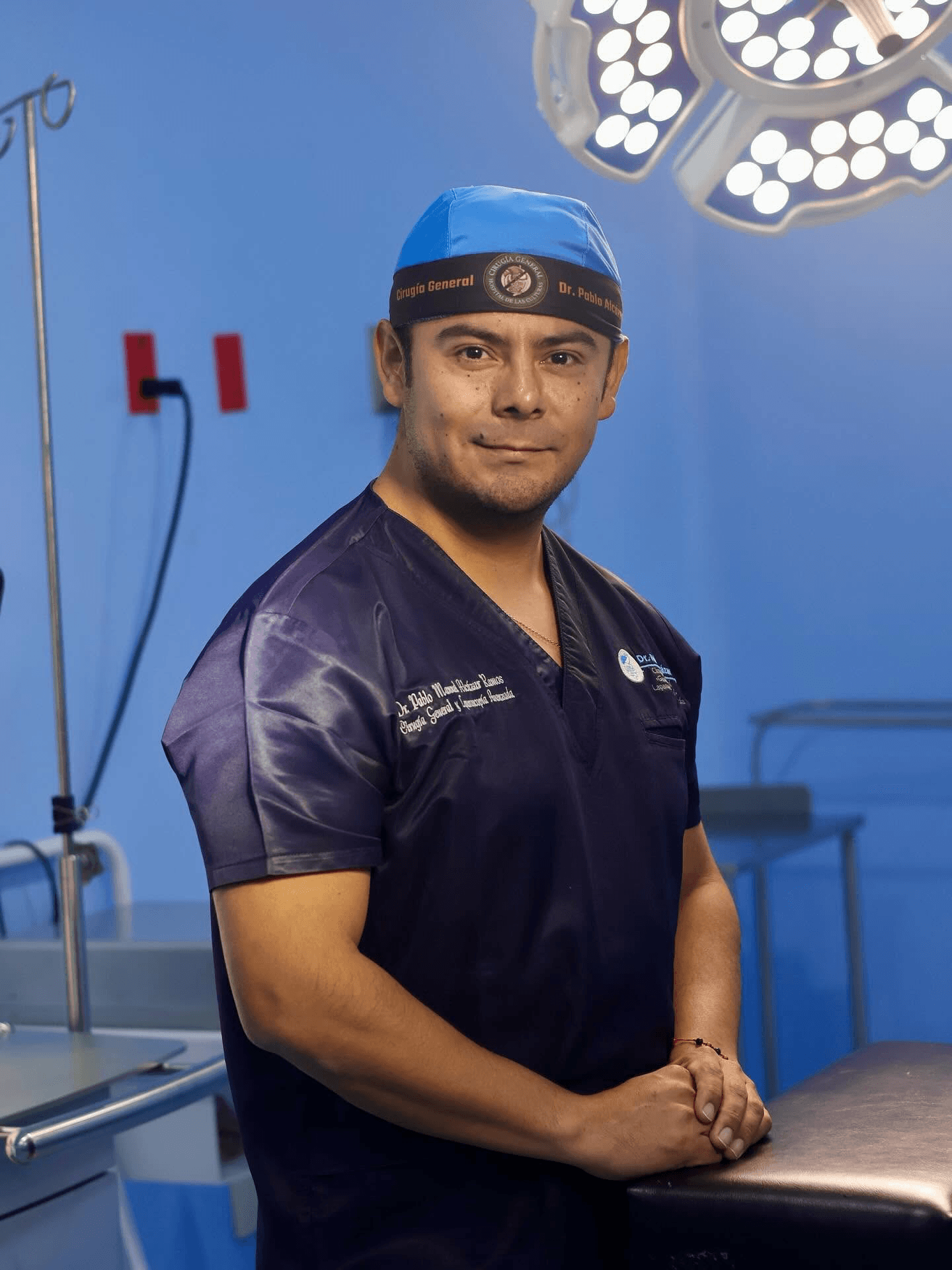 Retrato del Dr. Pablo Alcázar, cirujano general y gastrointestinal